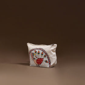 Madhubani Handpainted Utility Pouch 28