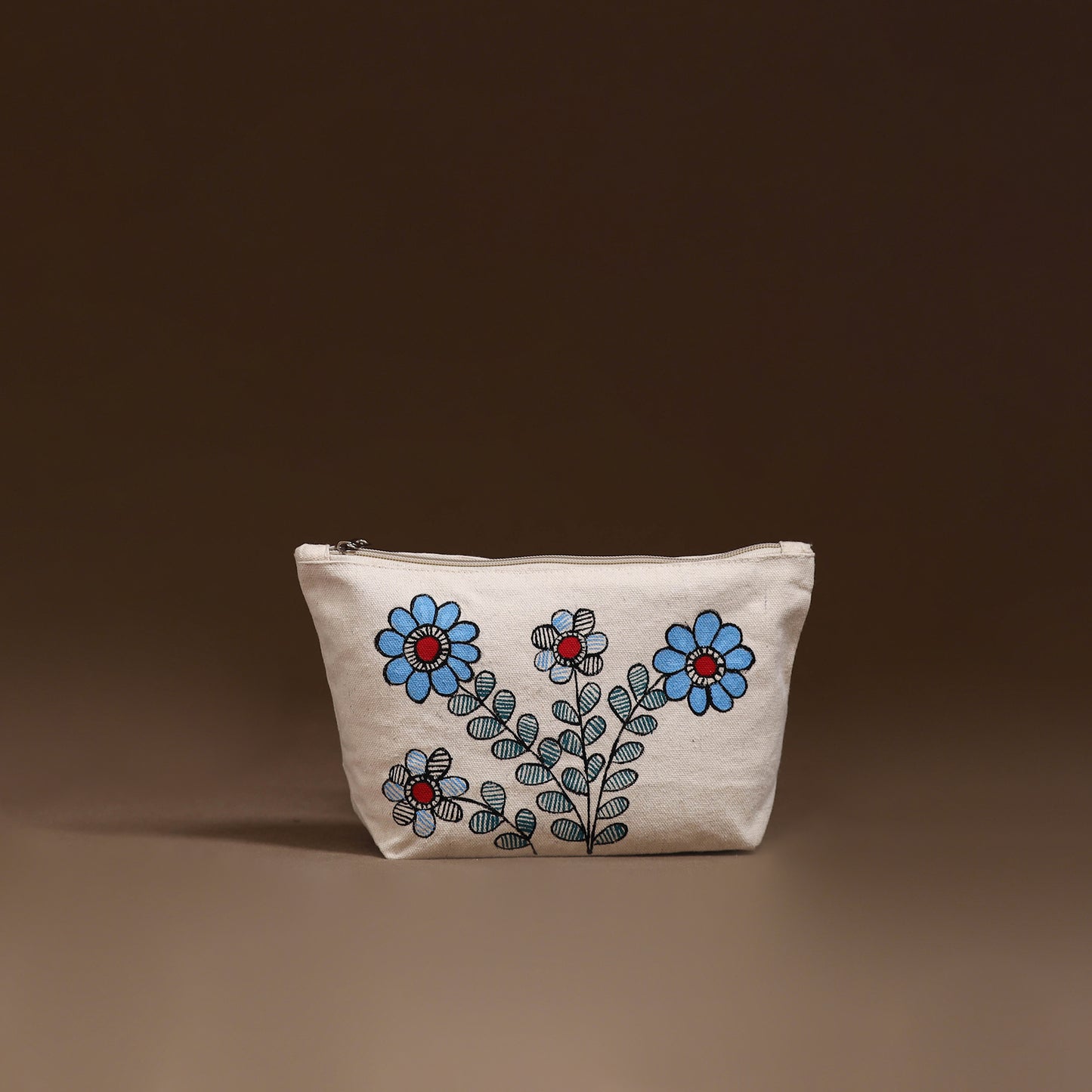 Madhubani Handpainted Utility Pouch 29
