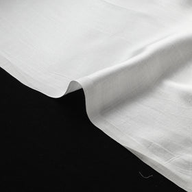 White - Pure Modal Silk Plain Fabric 06