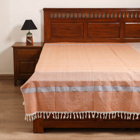 Handloom Cotton Single Bedsheet (90 x 60 in) 262