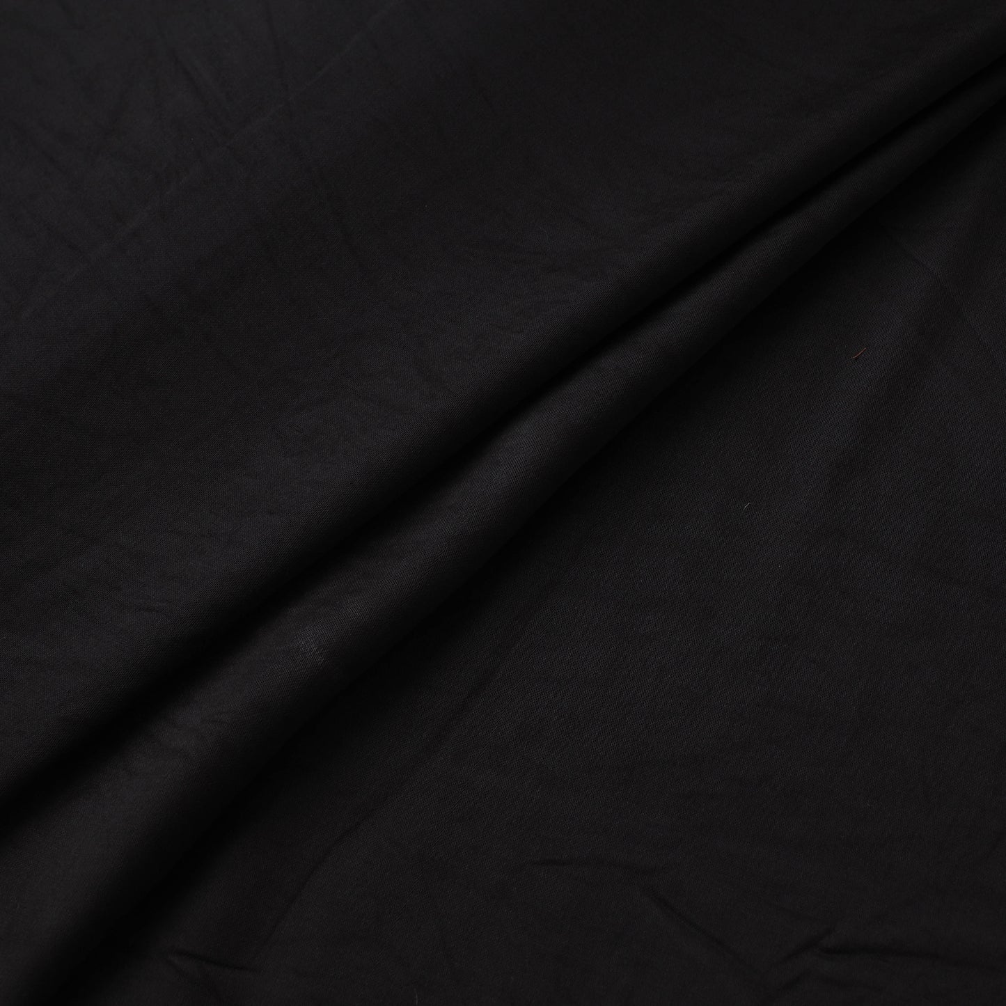 Black - Plain Pure Modal Silk Fabric 07