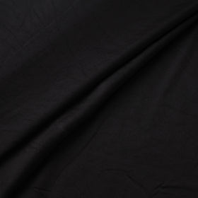 Black - Plain Pure Modal Silk Fabric 07