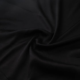 Black - Plain Pure Modal Silk Fabric 07