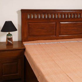 Handloom Cotton Single Bedsheet (90 x 60 in) 262