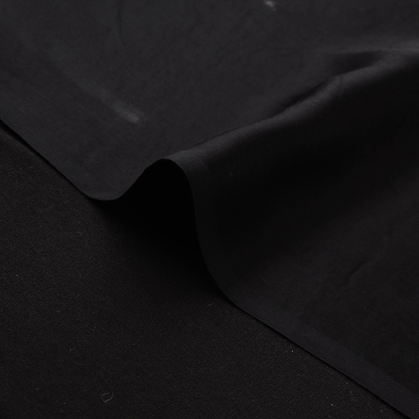 Black - Plain Pure Modal Silk Fabric 07