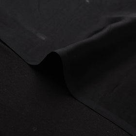 Black - Plain Pure Modal Silk Fabric 07