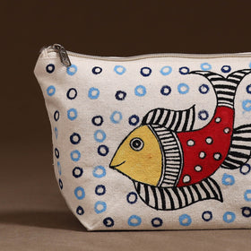Madhubani Handpainted Utility Pouch 30