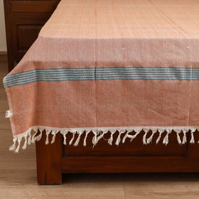 Handloom Cotton Single Bedsheet (90 x 60 in) 263