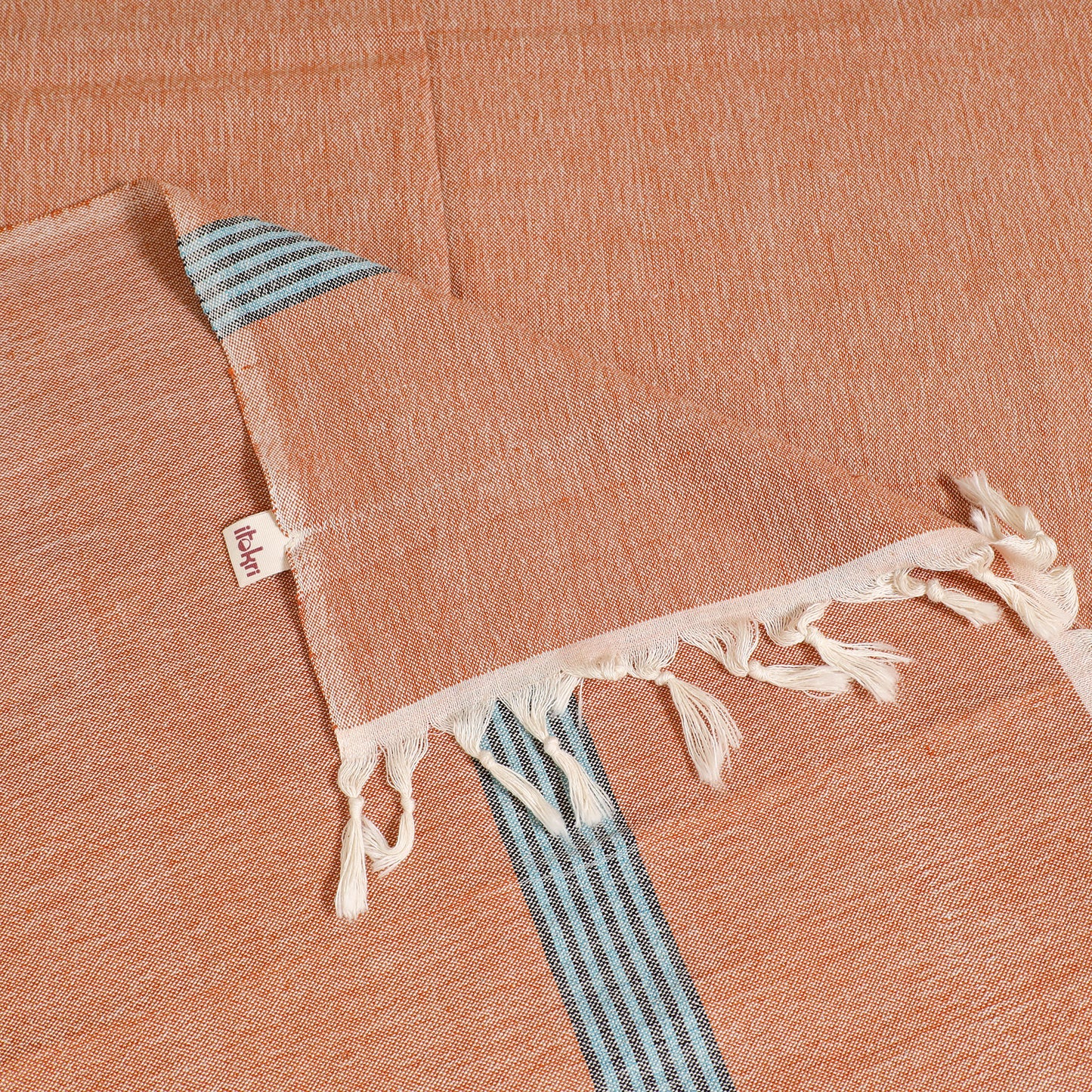 Handloom Cotton Single Bedsheet (90 x 60 in) 263