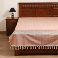 Handloom Cotton Single Bedsheet (90 x 60 in) 264