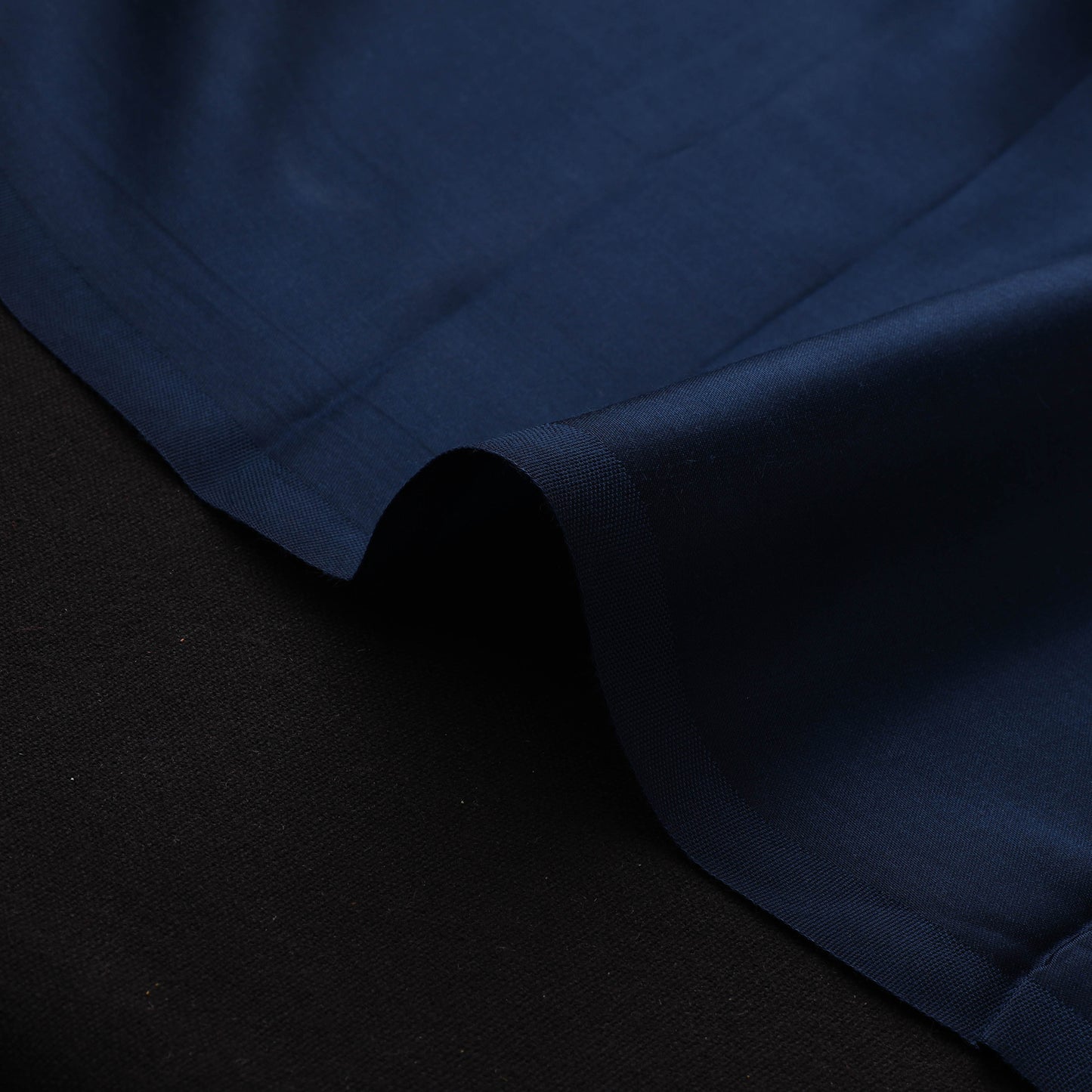 Blue - Pure Modal Silk Plain Fabric 01