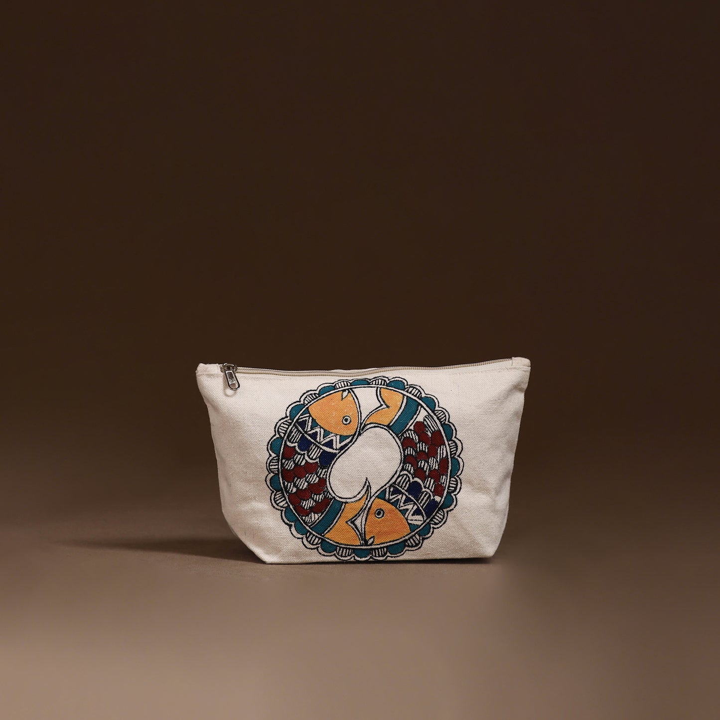 Madhubani Handpainted Utility Pouch 31
