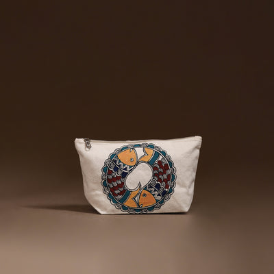 Madhubani Handpainted Utility Pouch 31