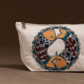 Madhubani Handpainted Utility Pouch 31