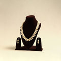 Handcrafted Thread Beads Shell Work Necklace Set 04