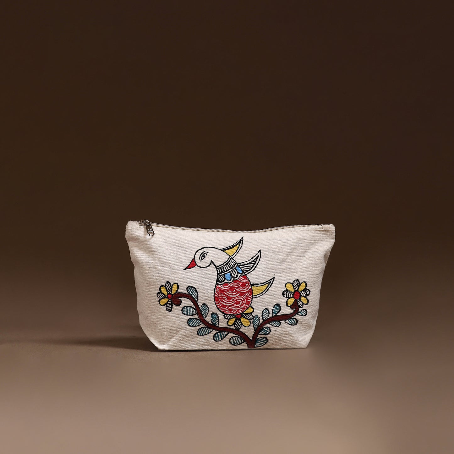 Madhubani Handpainted Utility Pouch 32