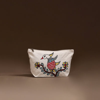 Madhubani Handpainted Utility Pouch 32