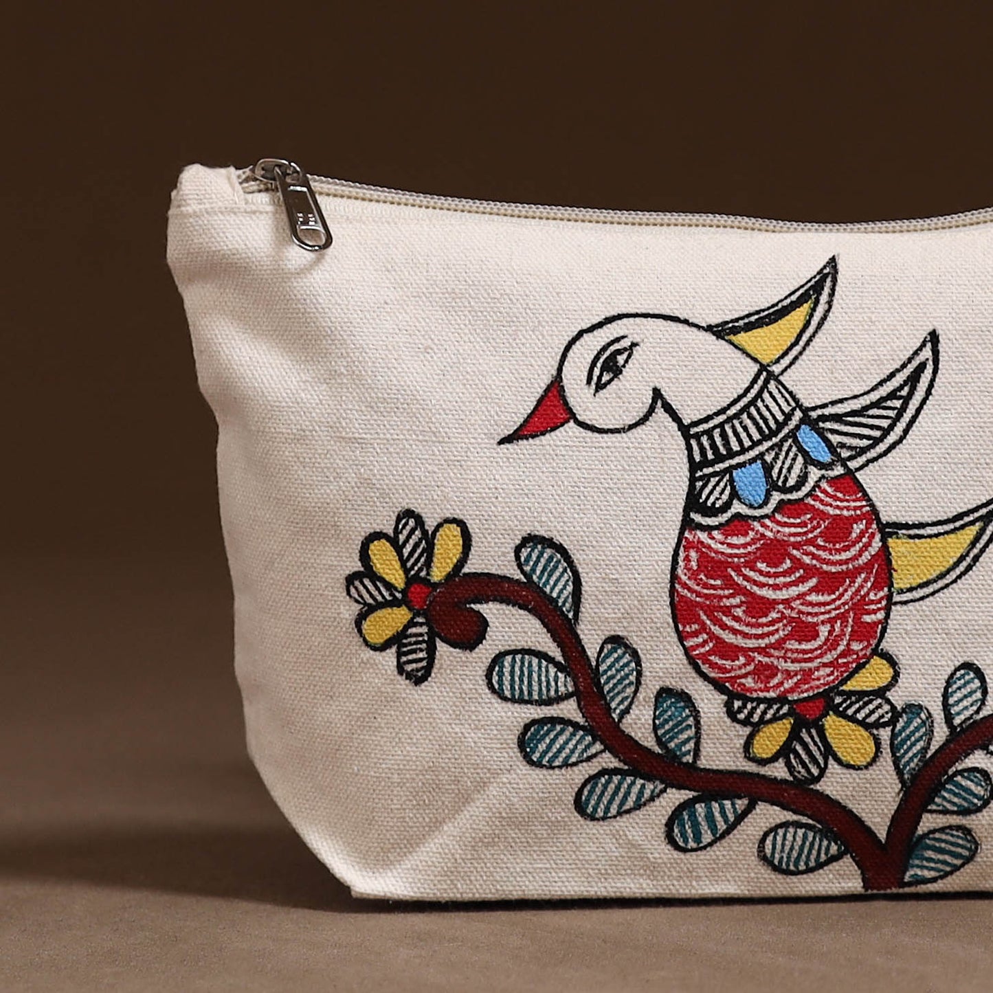 Madhubani Handpainted Utility Pouch 32