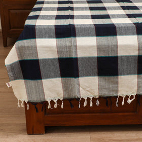 Handloom Cotton Single Bedsheet (90 x 60 in) 265