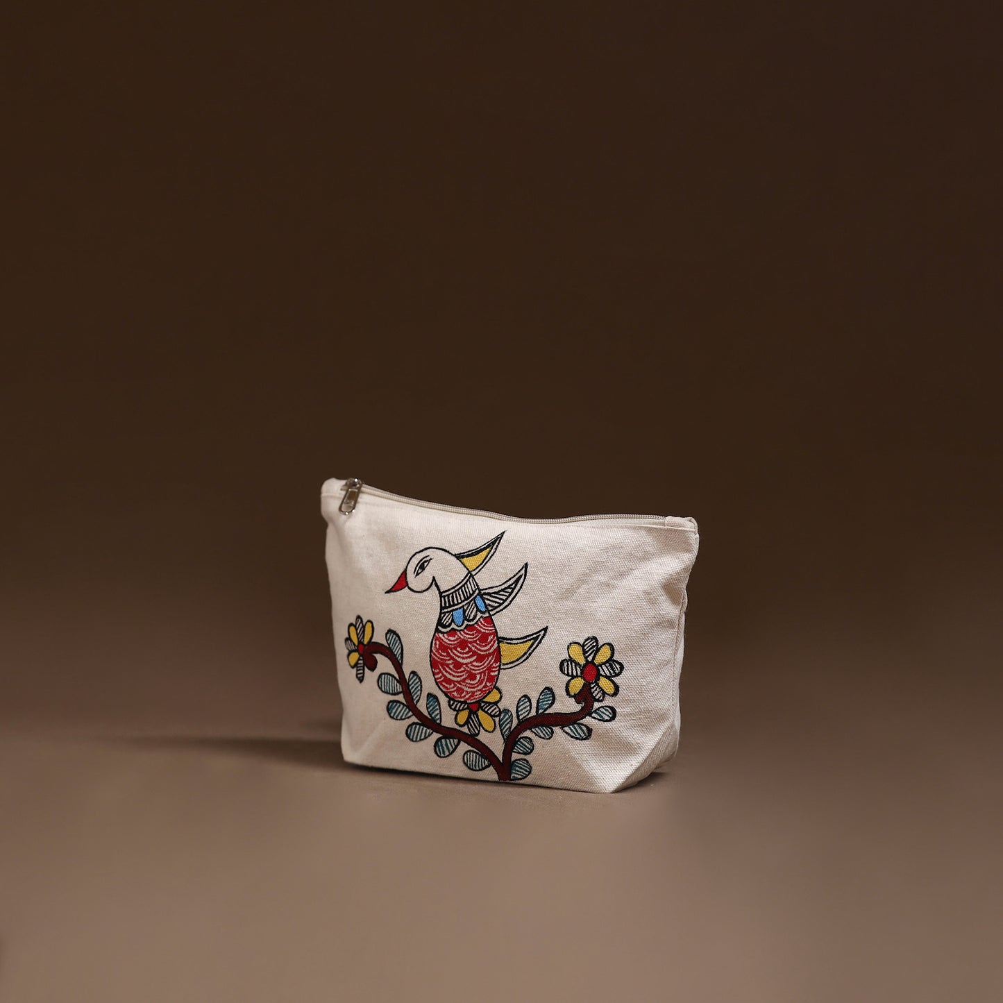 Madhubani Handpainted Utility Pouch 32