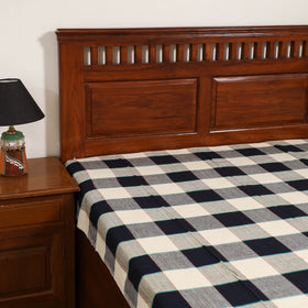 Handloom Cotton Single Bedsheet (90 x 60 in) 265