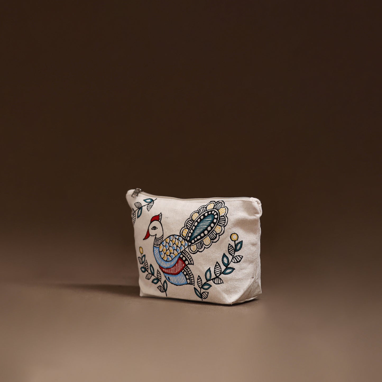 Madhubani Handpainted Utility Pouch 33