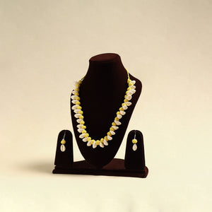 Handcrafted Thread Beads Shell Work Necklace Set 09