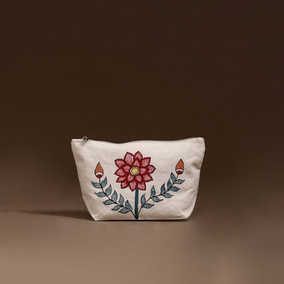 Madhubani Handpainted Utility Pouch 34