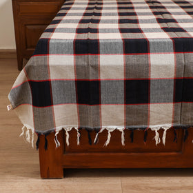 Handloom Cotton Single Bedsheet (90 x 60 in) 266