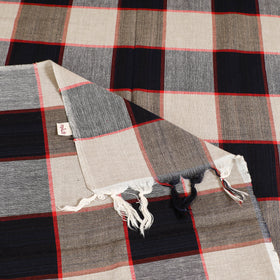 Handloom Cotton Single Bedsheet (90 x 60 in) 266