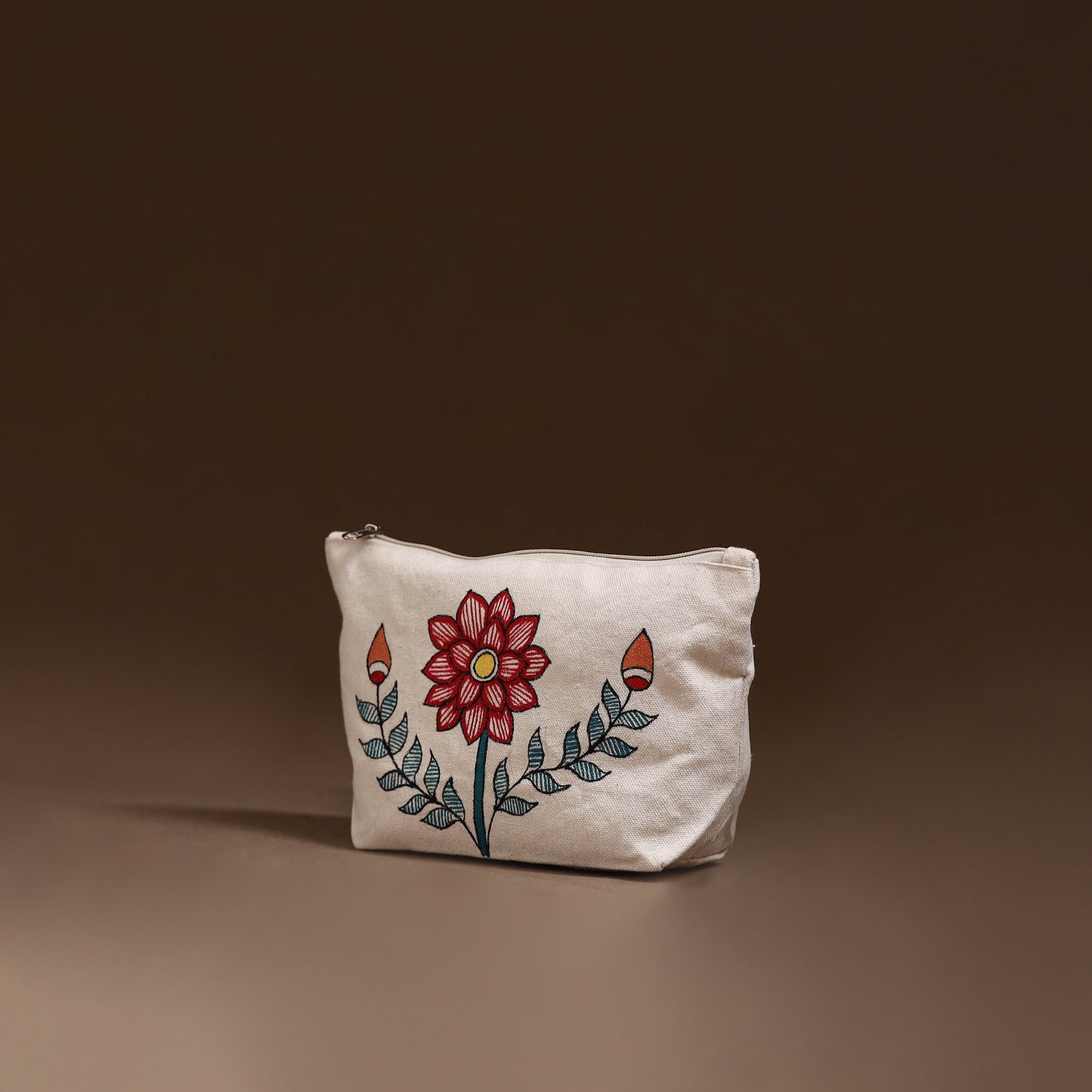Madhubani Handpainted Utility Pouch 34