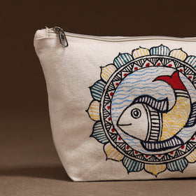 Madhubani Handpainted Utility Pouch 35