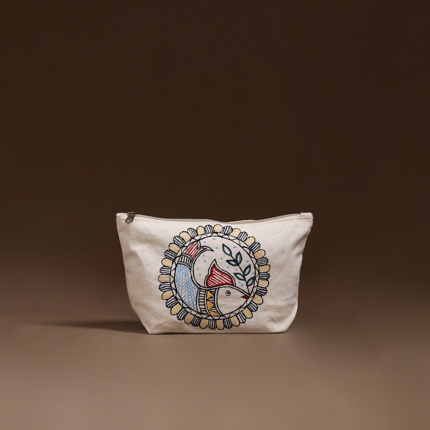 Madhubani Handpainted Utility Pouch 36