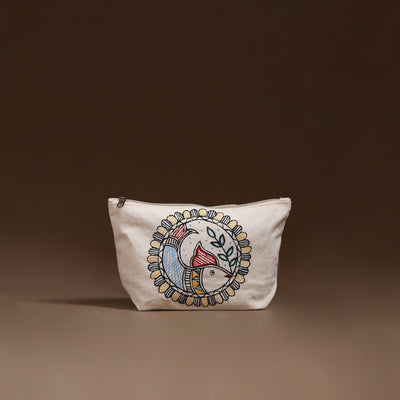 Madhubani Handpainted Utility Pouch 36