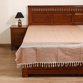 Handloom Cotton Single Bedsheet (90 x 60 in) 268