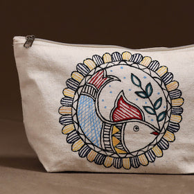 Madhubani Handpainted Utility Pouch 36
