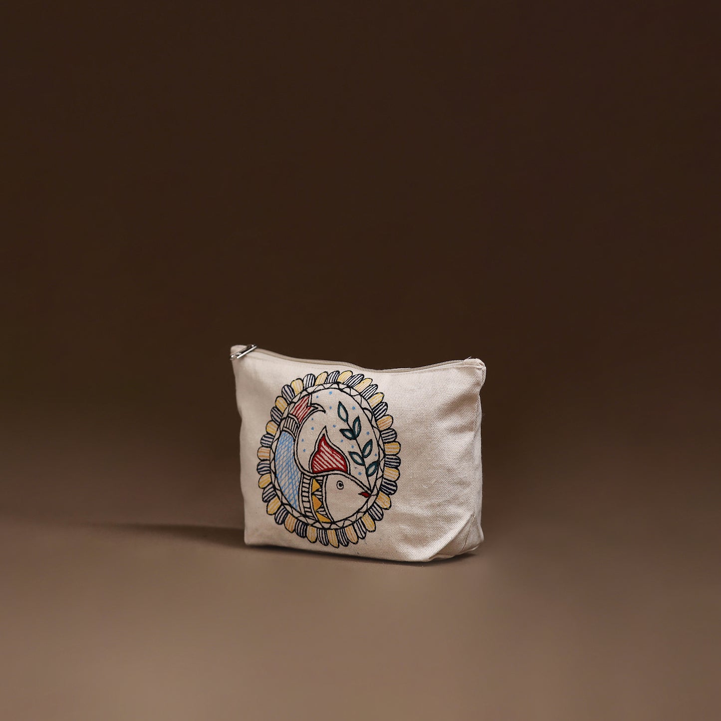 Madhubani Handpainted Utility Pouch 36