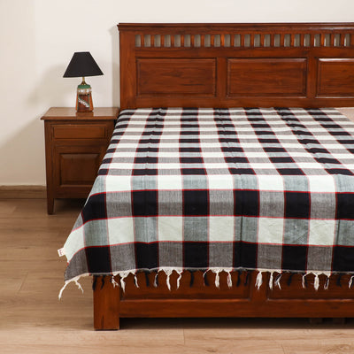 Handloom Cotton Single Bedsheet (90 x 60 in) 269