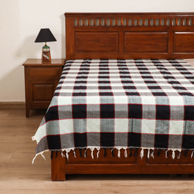 Handloom Cotton Single Bedsheet (90 x 60 in) 269
