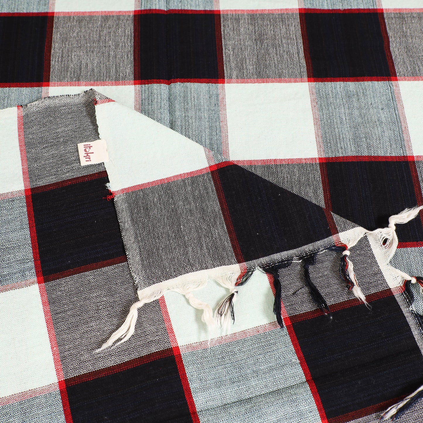 Handloom Cotton Single Bedsheet (90 x 60 in) 269