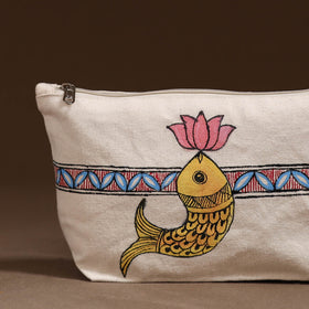 Madhubani Handpainted Utility Pouch 38