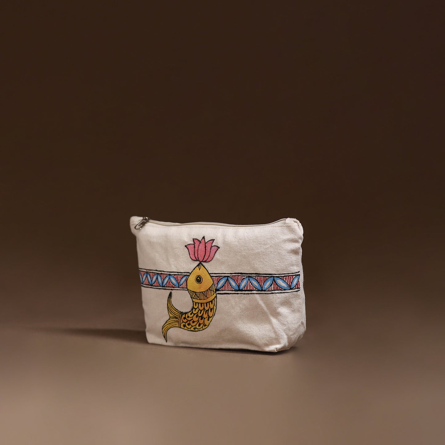 Madhubani Handpainted Utility Pouch 38