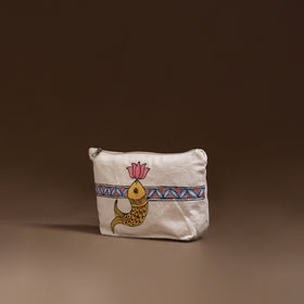 Madhubani Handpainted Utility Pouch 38