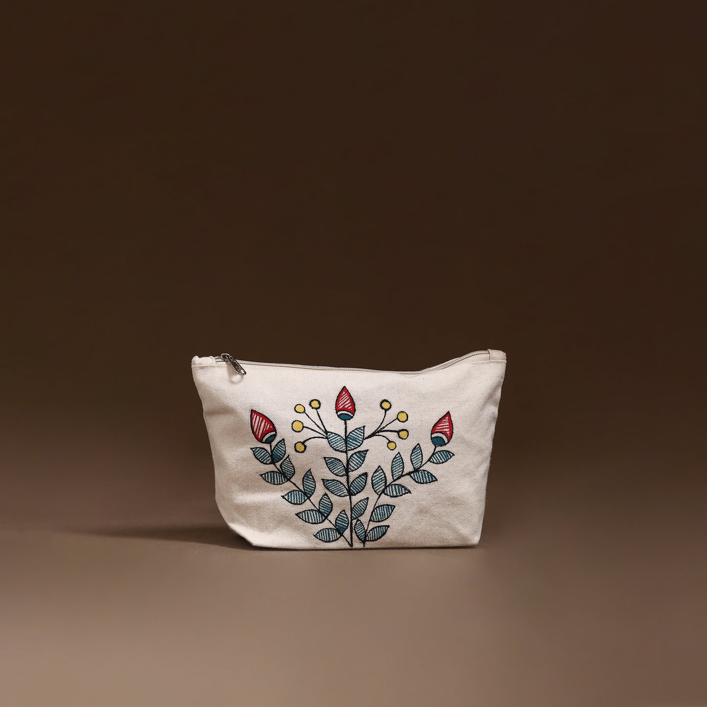 Madhubani Handpainted Utility Pouch 39