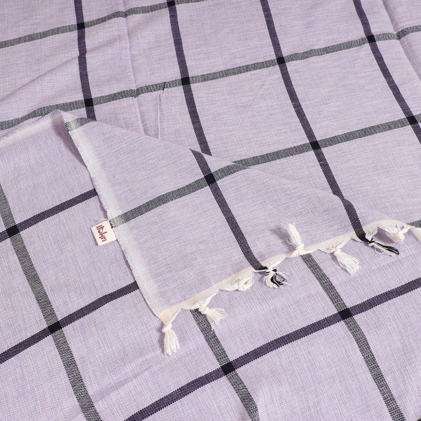 Handloom Cotton Single Bedsheet (90 x 60 in) 270