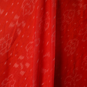 Red - handloom cotton sambalpuri ikat fabric 06
