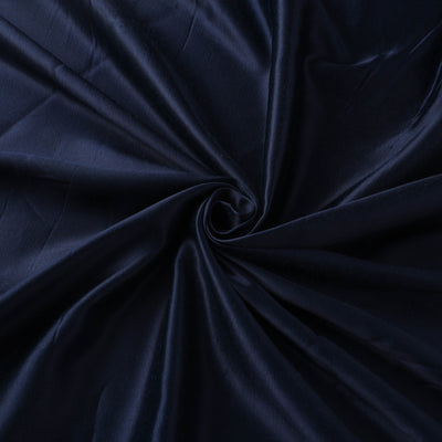 Blue - Pure Mashru Silk Plain Fabric (Width - 46 in) 05