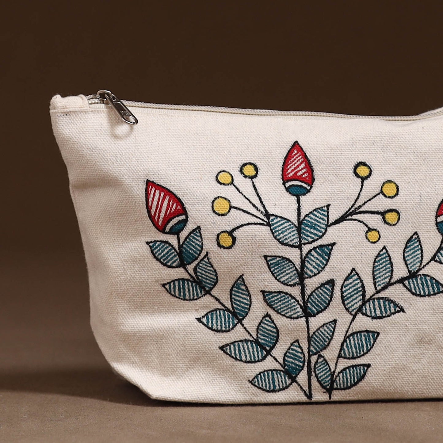 Madhubani Handpainted Utility Pouch 39
