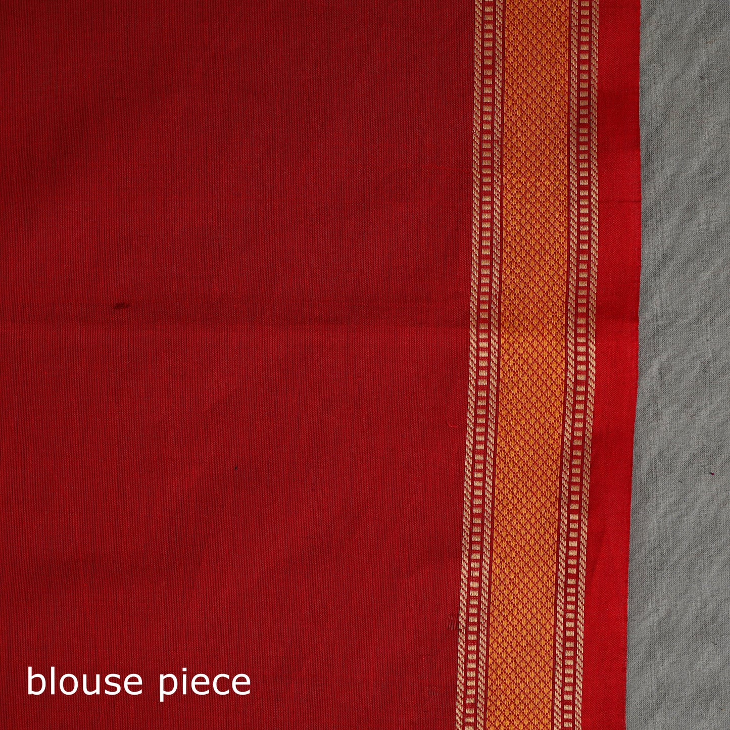 Red - Kanchipuram Cotton Saree with Buta 69