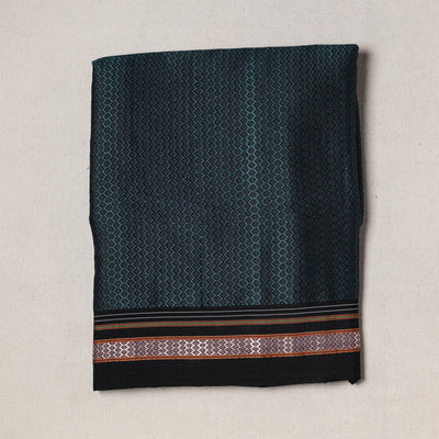 Green - Karnataka Khun Weave Cotton Precut Fabric (2.6 meter)